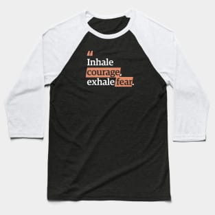 Inhale, Exhale (Light) Baseball T-Shirt